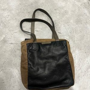 It’s a #marcjacobs #oldschool #gem #leather and #canvas #tote